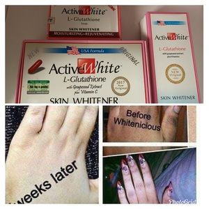 Active White L-Glutathione Capsules Soap Lotion